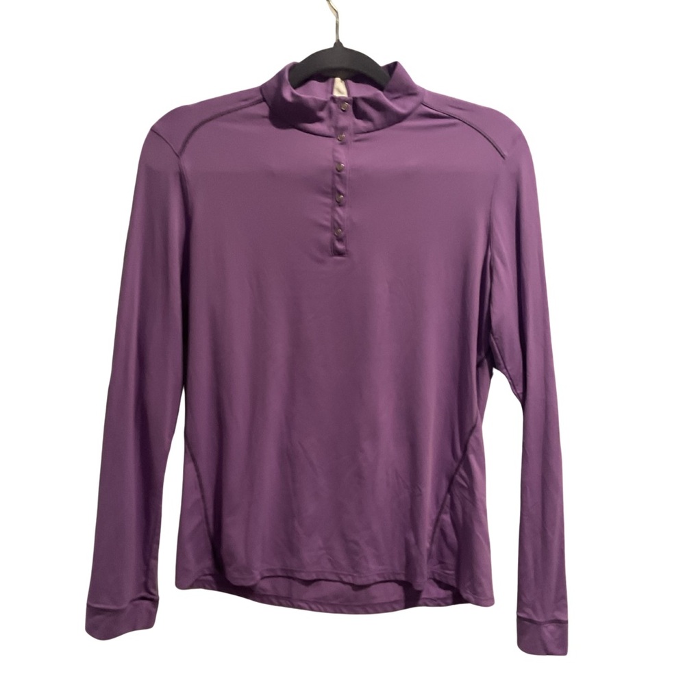 Tail Tech Golf‎ Women’s Purple Long Sleeve Performance Pullover Top Size Medium